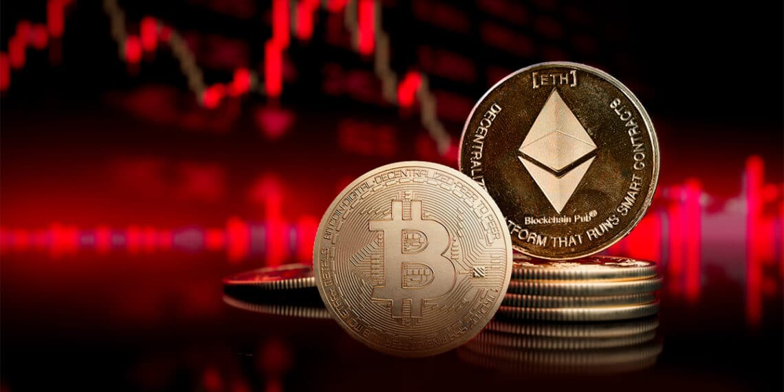 Bitcoin y ethereum bajaron de precio.