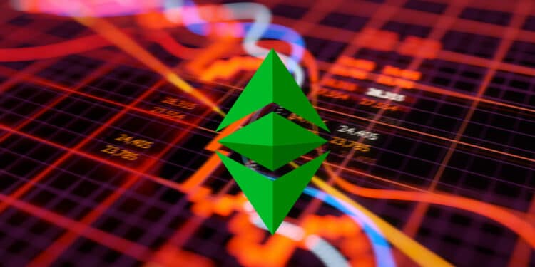 Grafico rojo con Ethereum Classic (ETC))