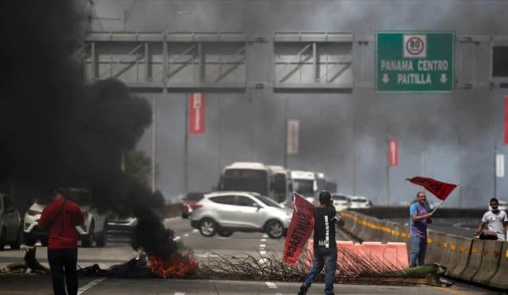 Protestas en Panamá.