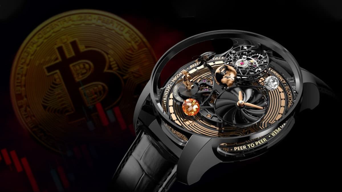 Este reloj de 400 mil dólares te cuenta la historia de Bitcoin