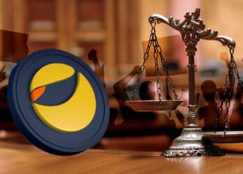 Logo de Terra USD LUNA junto a una balanza.