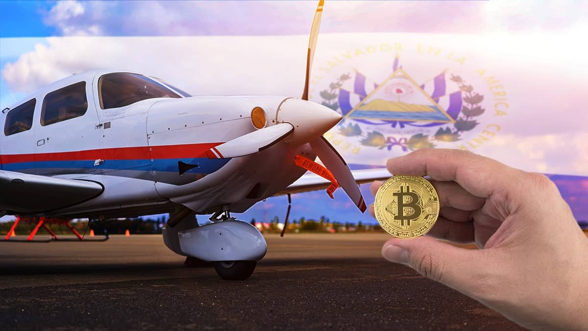 Tour, cielo y bitcoin: turistas pueden pasear en avioneta por El Salvador y pagar con BTC