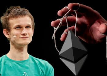 Vitalik Buterin junto a ethereum siendo controlado.