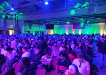 5.000 personas se dieron cita para escuchar a Vitalik Buterin en el último día de la ETHLatam. Fuente: Nicolás Antiporovich - CriptoNoticias