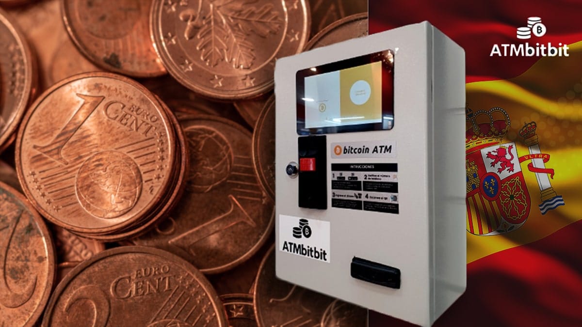 En España se puede convertir la calderilla a bitcoin en este cajero  automático
