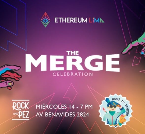 Evento para esperar la llegada del Merge en Perú.