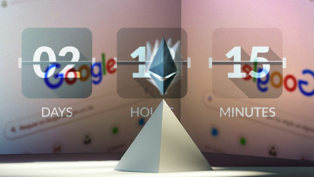 Google te muestra la cuenta regresiva para el Merge de Ethereum