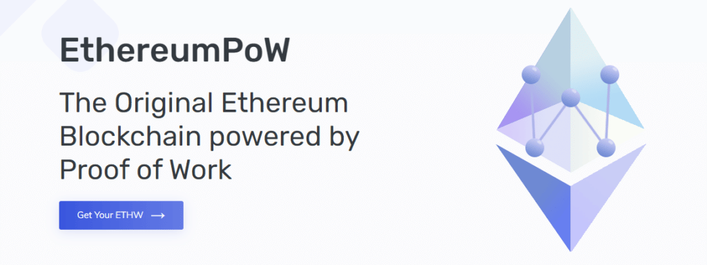 Sitio web de EthereumPow