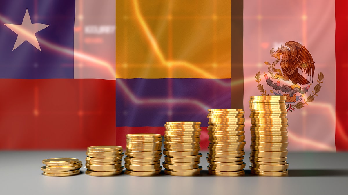 Inflación no vista en décadas afecta a Colombia, Chile y México