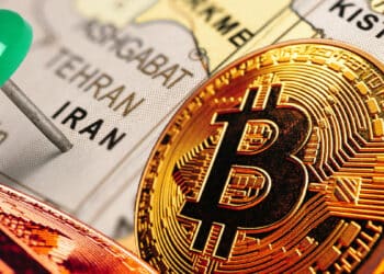 Mapa de Irán y Bitcoin