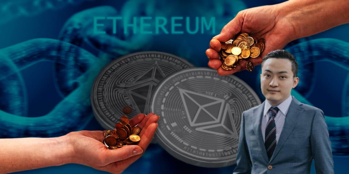 Justin Sun, fundador de Tron, donará 1 millón de ETH si se completa la bifurcación de Ethereum