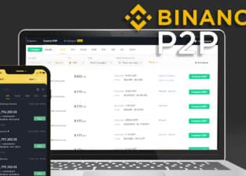 plataforma de Binance P2p en formato móvil y en web