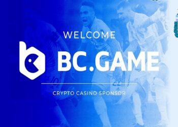 Logo del cripto casino BC.GAME y de la Asociación del Fútbol Argentino AFA.