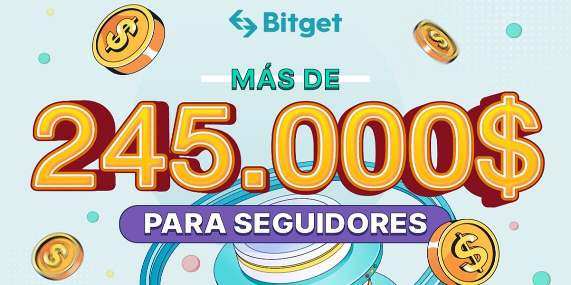 La cifra 245.000$ en grande con monedas de dolar cayendo.