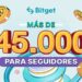 La cifra 245.000$ en grande con monedas de dolar cayendo.