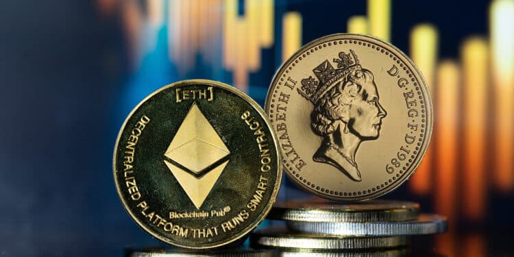 Ethereum junto a libra esterlina.