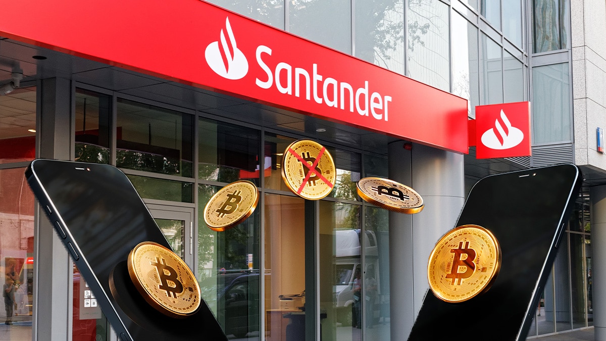 Banco Santander impone límites a las transacciones con bitcoin