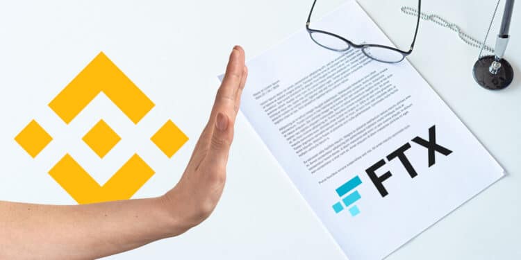 Binance rechaza contrato con FTX.