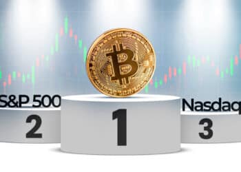 Bitcoin en el podio junto a Nasdaq y S&P 500.