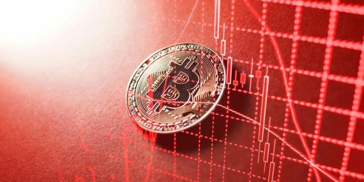 Bitcoin en rojo