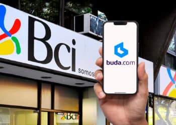 Banco Bci junto exchange de Buda.