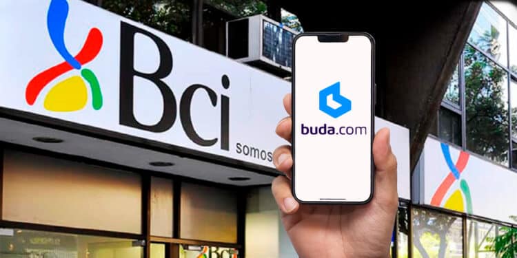 Banco Bci junto exchange de Buda.