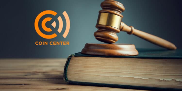 Juicio y logo de Coin Center