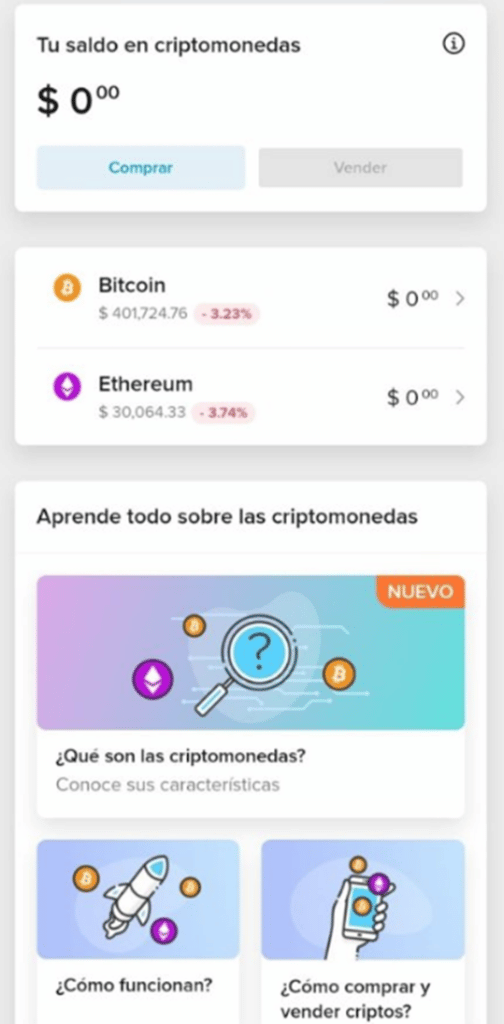 App de mercado Pago México.