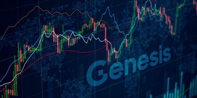 gráfico de precio de mercado con logo de Gemini