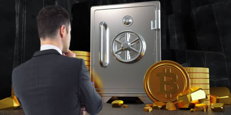 caja fuerte con btc