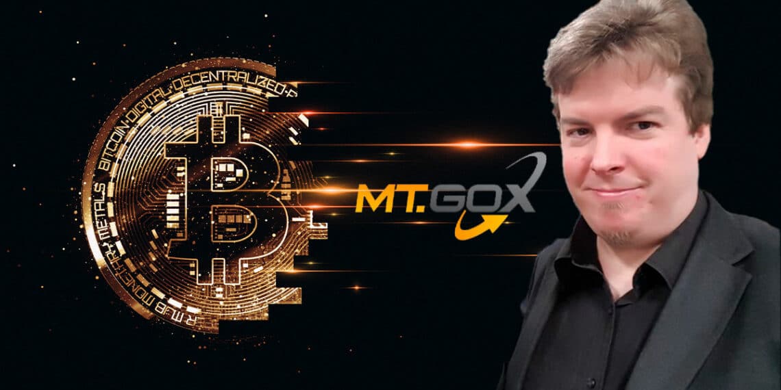 Víctima y BTC con logo de MT Gox