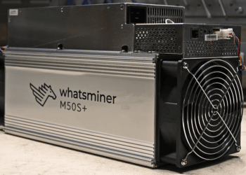 Nuevo minero ASIC de Bitcoin de MicroBT: el Whatsminer M50S+.