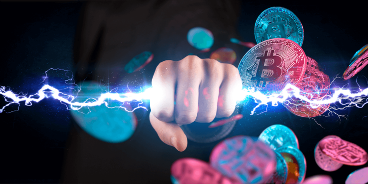 Lightning y bitcoins.
