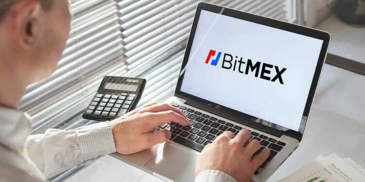 Usuario con pantalla de BitMEX
