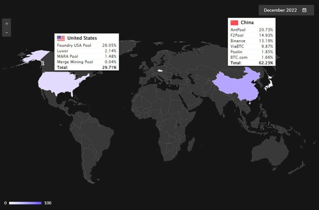 mapa de mineria 2022 segun braiins