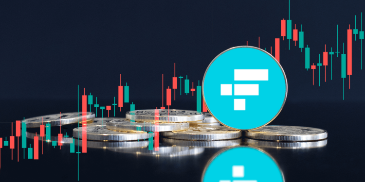 Token ftx junto a gráfico de mercado.