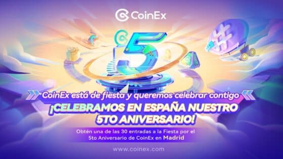 CoinEx celebra su aniversario en Madrid, España. ¿Te gustaría asistir?