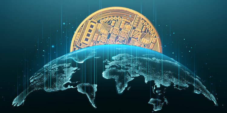 mundo y criptomoneda