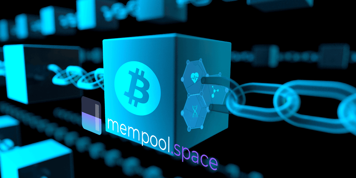 Bloque de bitcoin de Mempool space