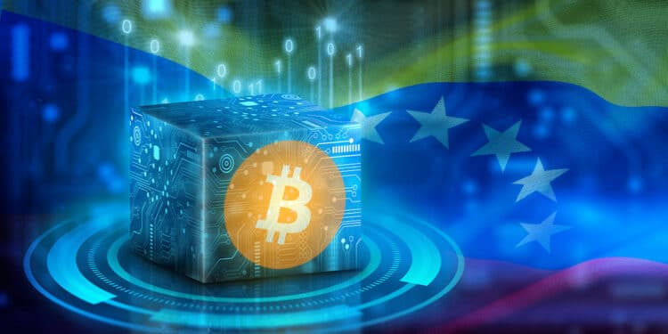 La bandera de Venezuela tiene un mensaje integrado en formato de GIF en el nuevo protocolo Ordinals para la creación de NFT.  Fuente: Negro Elkha / adobe.stock.com ; peach_adobe / adobe.stock.com.