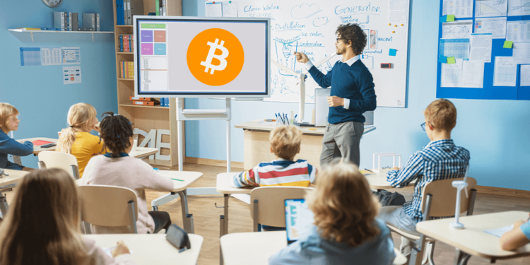 Educando sobre bitcoin.