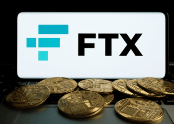 Logo del exchange FTX y criptomonedas