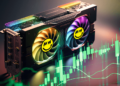 Minero gpu con logo de Grin y gráfico verde.