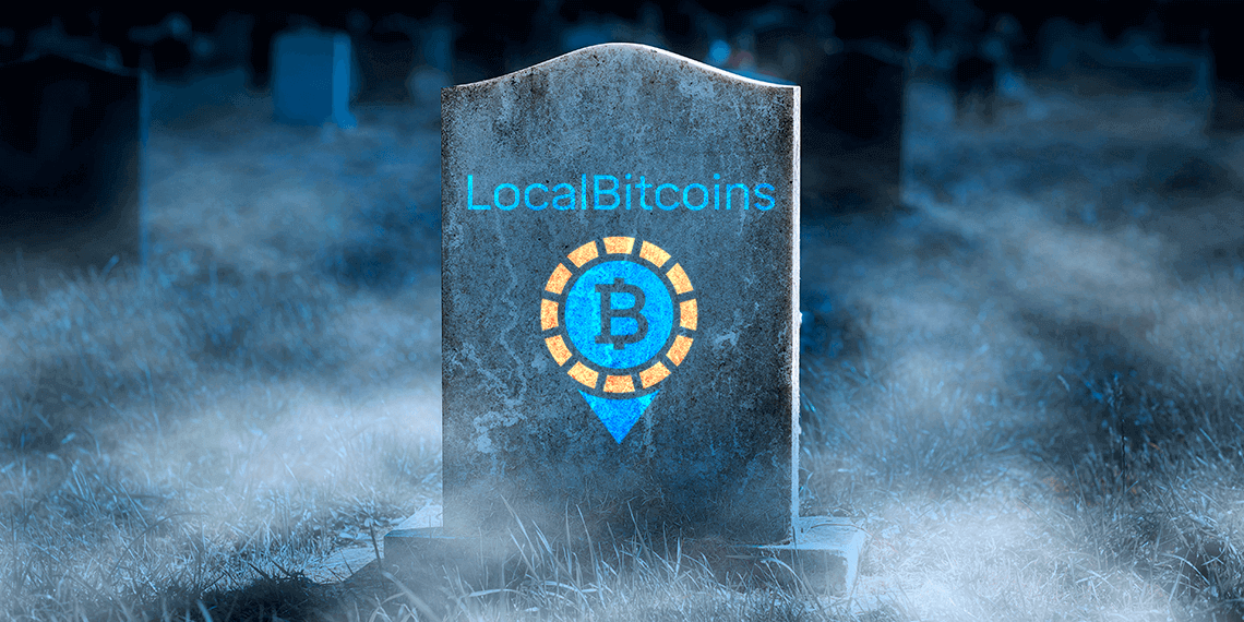 Tumba de LocalBitcoins por su cierre.