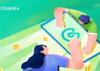 Pancarta promocional de la funcionalidad Market de CoinEx.