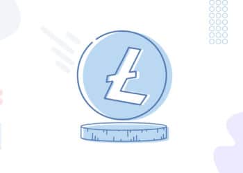 ilustracion de moneda de litecoin