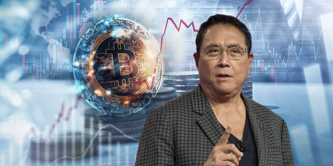 Kiyosaki junto a bitcoin.