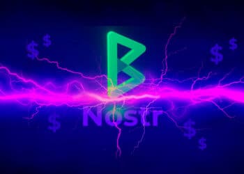 Logo BTCPayServer y Nostr con Lightning y propinas.