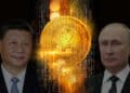 Putin y Xi Jinping entre un yuan digital.