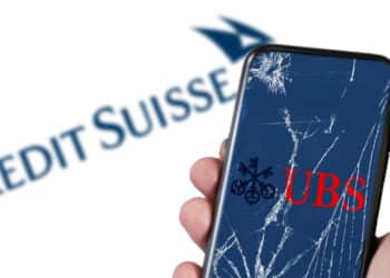 Logo de Credit Suisse y UBS.